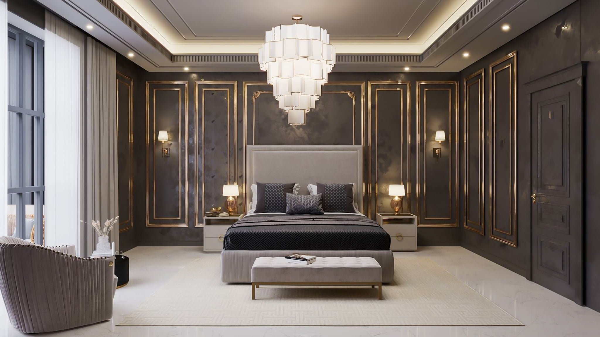 Łóżko tapicerowane Sylvana