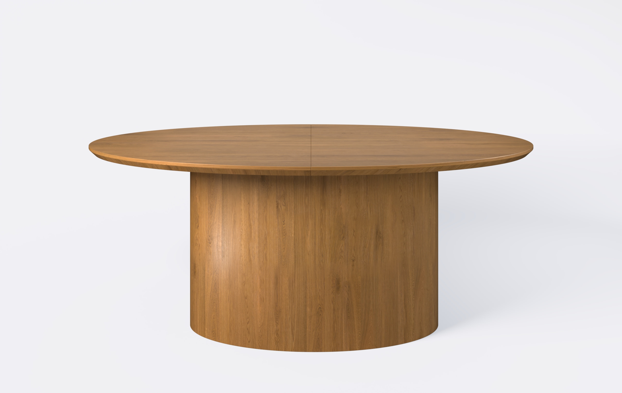 tół elipsa na jednej nodze, rozkładany.