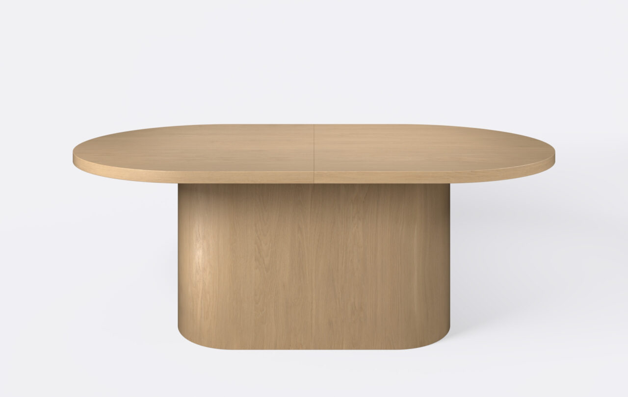 stół owalny rozkładany do jadalni, grubość blatu 4cm.