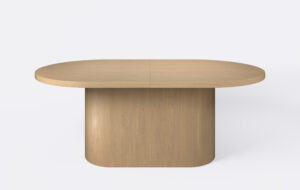 stół owalny rozkładany do jadalni, grubość blatu 4cm.