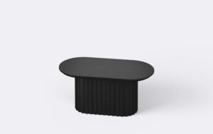 Ława podłużna, drewniany stolik do salonu, lamele, designerski.